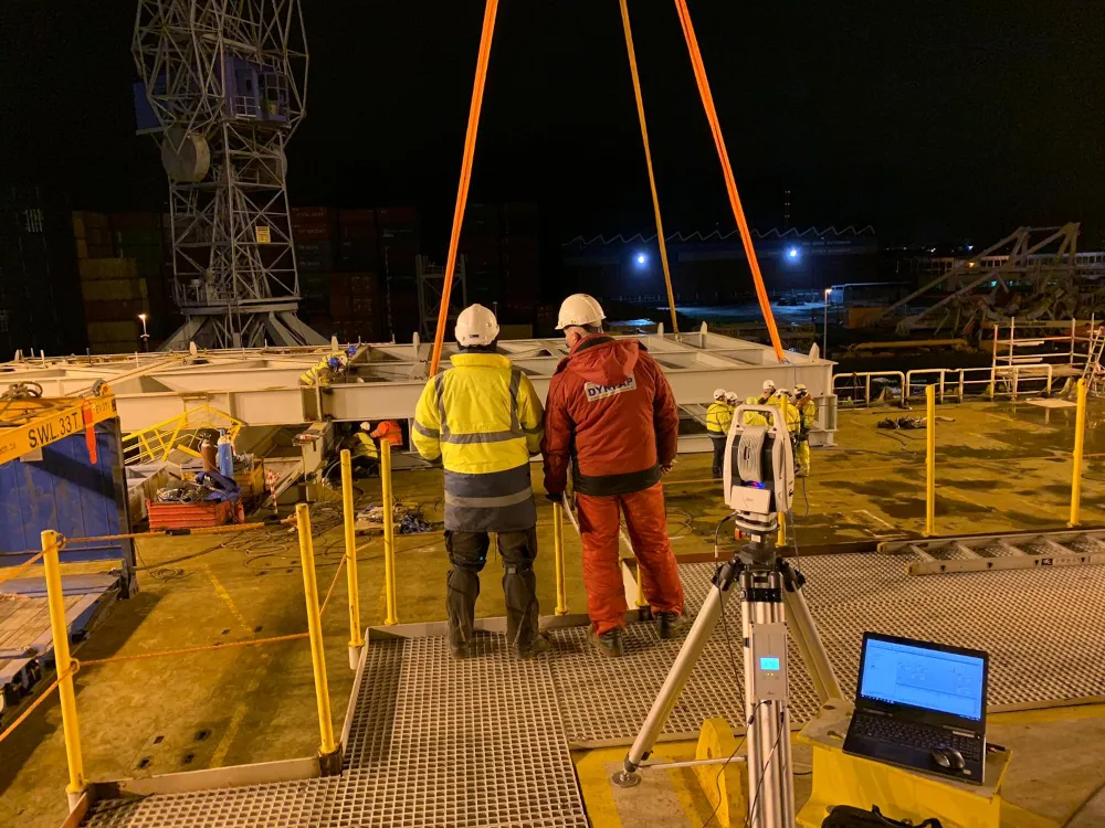 Przenośny laserowy system pomiarowy 3D